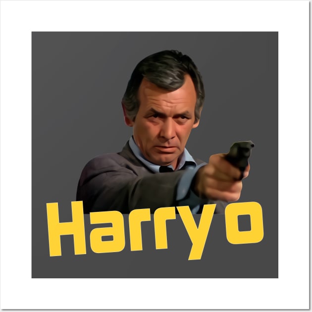 Harry O - David Janssen - 70s Cop Show Wall Art by wildzerouk